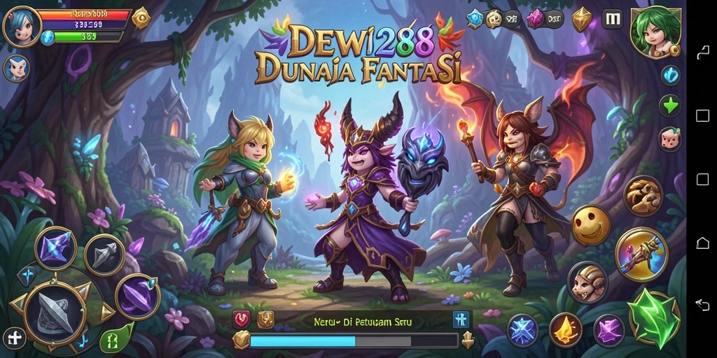 Gameplay DEWI288 menampilkan petualangan seru dalam dunia fantasi.