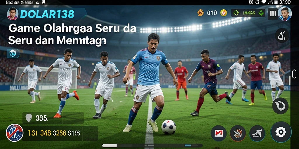 Screenshot gameplay DOLAR138 menampilkan aksi olahraga yang seru.