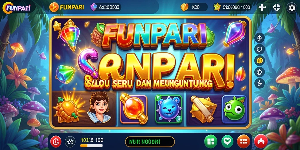 Tampilan gameplay Slot yang seru dan menarik di FUNPARI.