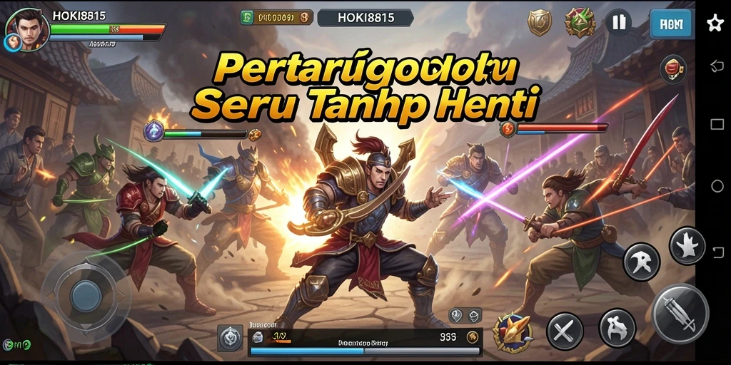 Tampilan permainan seru di HOKI8815 dengan aksi pertarungan yang mengesankan.