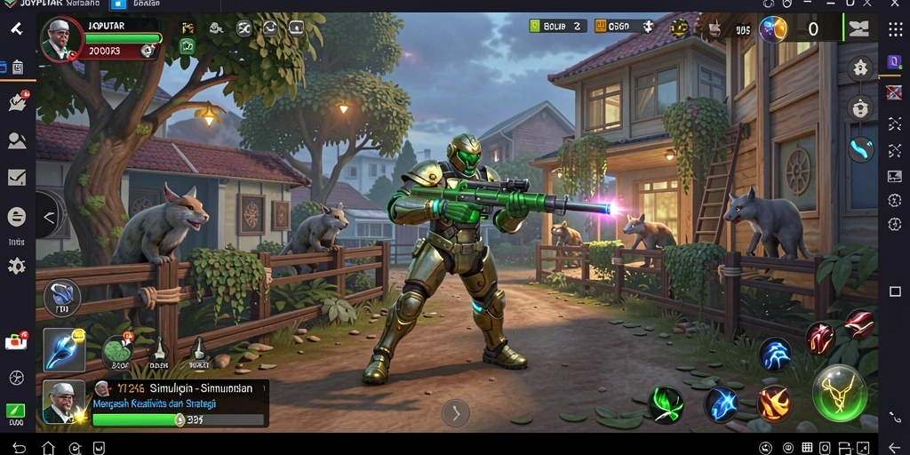 Screenshot gameplay JOYPUTAR yang menampilkan kreativitas dan interaksi.