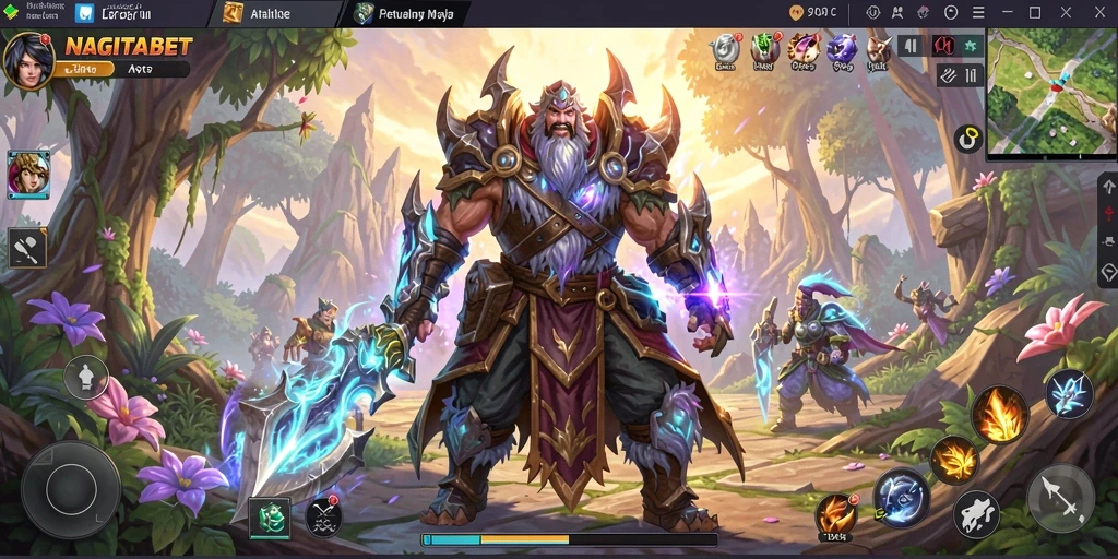 Tampilan luar biasa gameplay NAGITABET dalam dunia MMORPG.