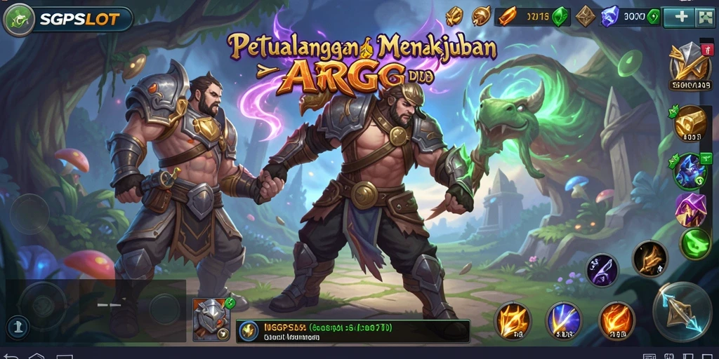 Tampilan gameplay menarik dari SGPSLOT dalam dunia ARPG.