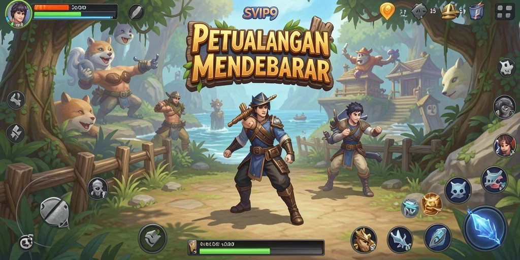 Menampilkan gameplay seru dan tantangan di SVIP9.