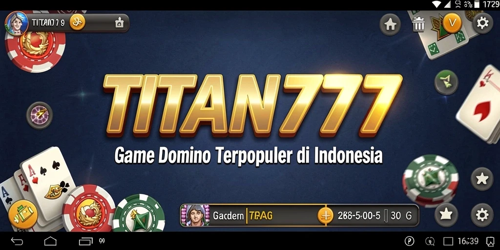 Tampilan gameplay seru dari TITAN777 yang mengasyikkan.