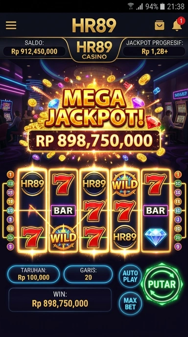 Tampilan antarmuka pengguna dari aplikasi yang diunduh melalui hr89.